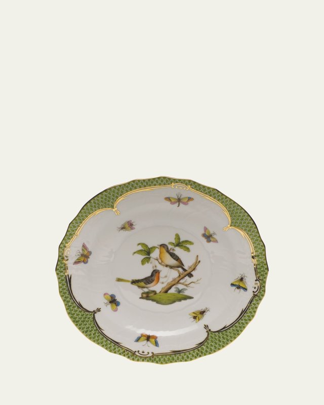 Rothschild Bird Green Motif 08 Salad Plate
